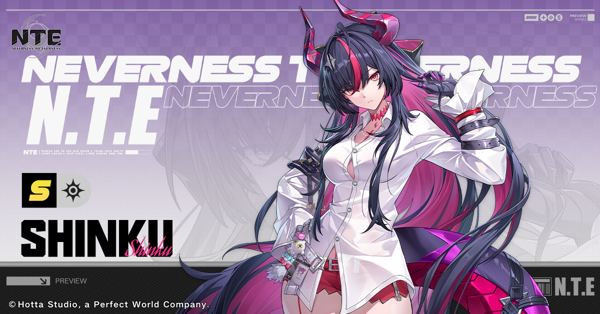 Neverness to Everness Shinku official character artwork