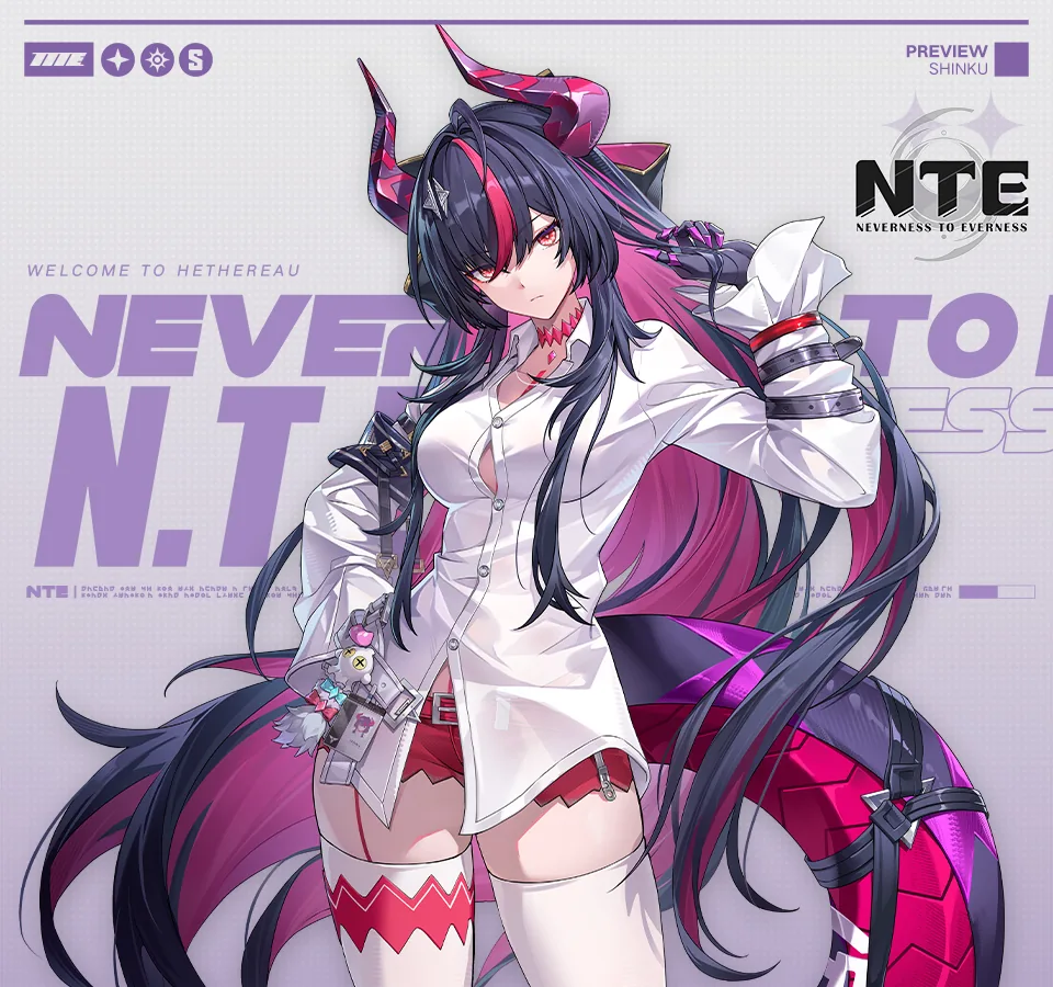 Neverness to Everness Shinku character artwork for beginner guide