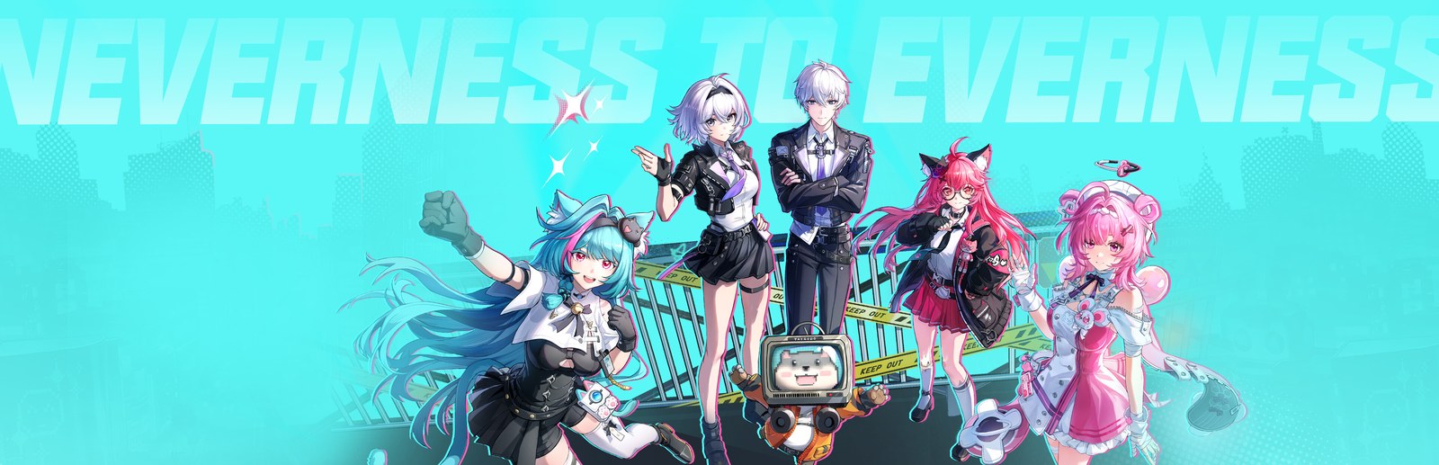Neverness to Everness Hethereau urban open world official artwork