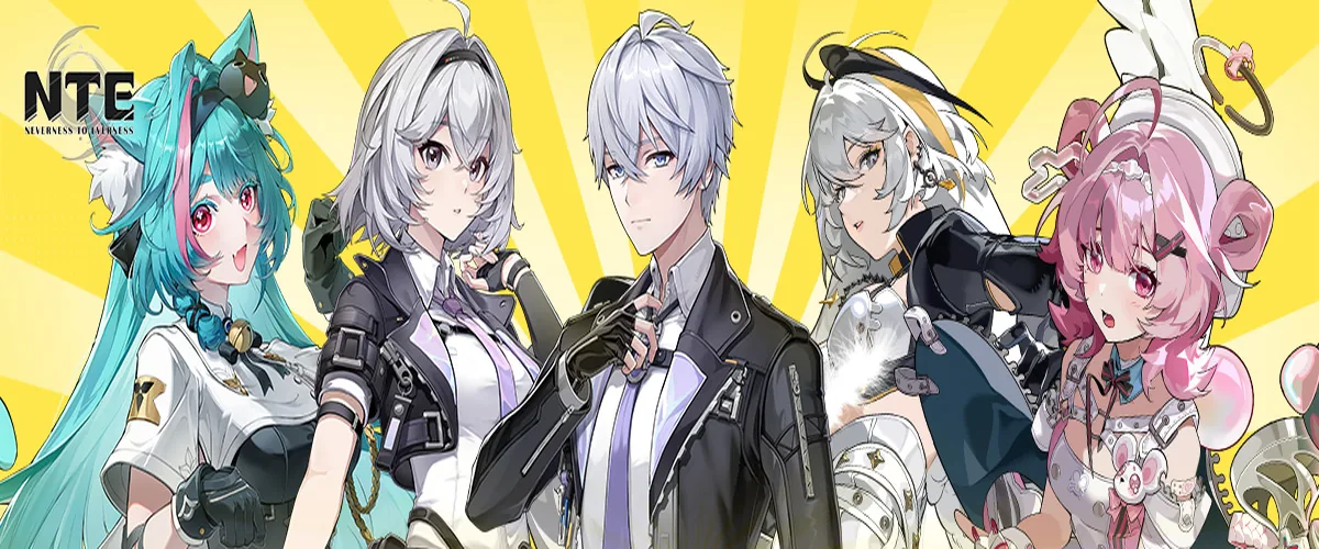 Neverness to Everness PC requirements official character lineup artwork